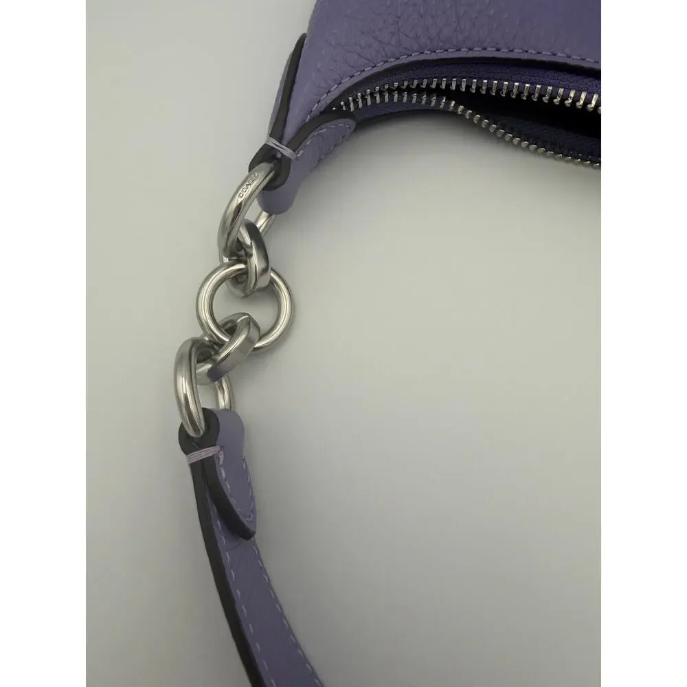 Coach Payton Hobo “Light Violet/Ice Purple” (2022) Pebbled Leather Shoulder Bag